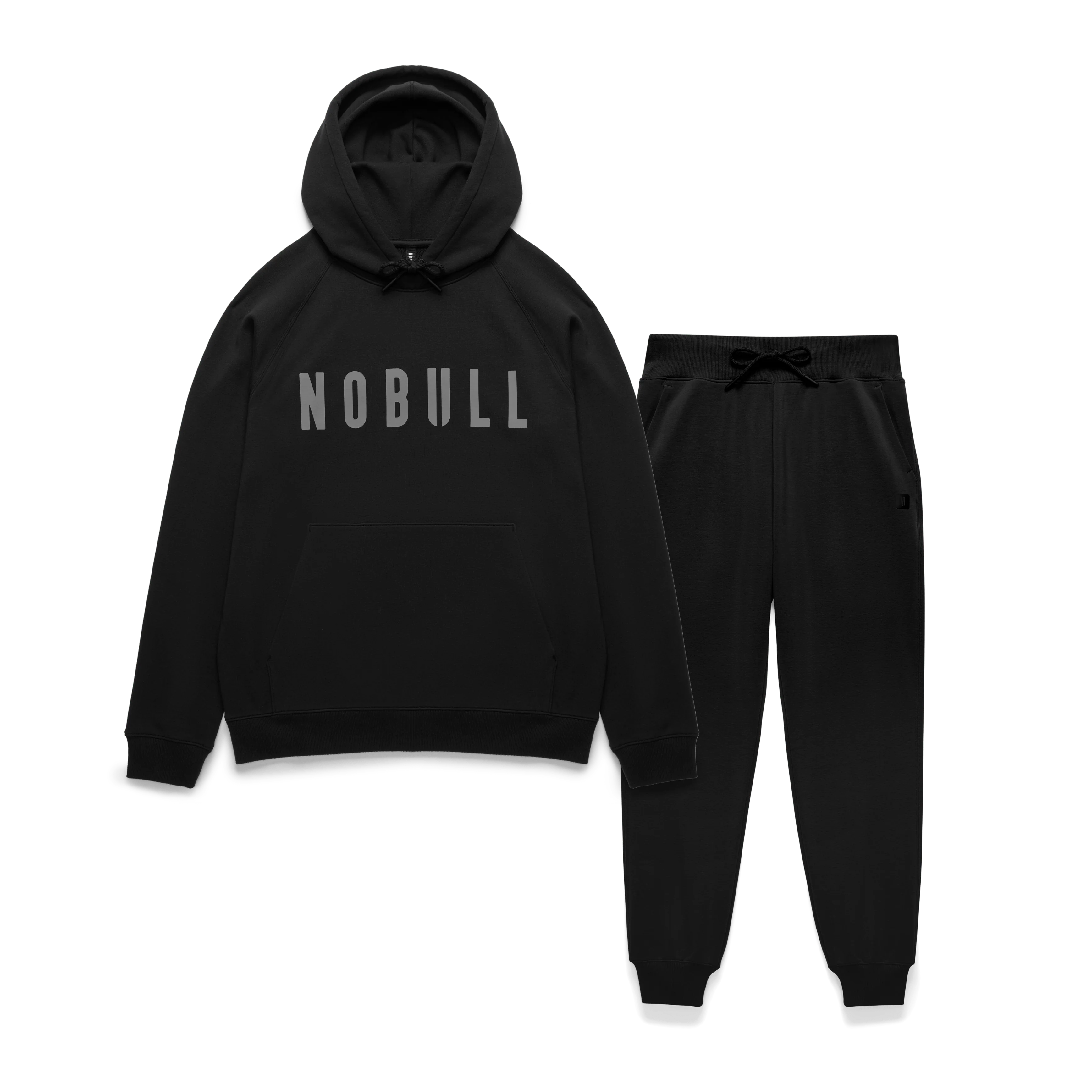 Men's NOBULL Hoodie x Jogger - Black - Image 3