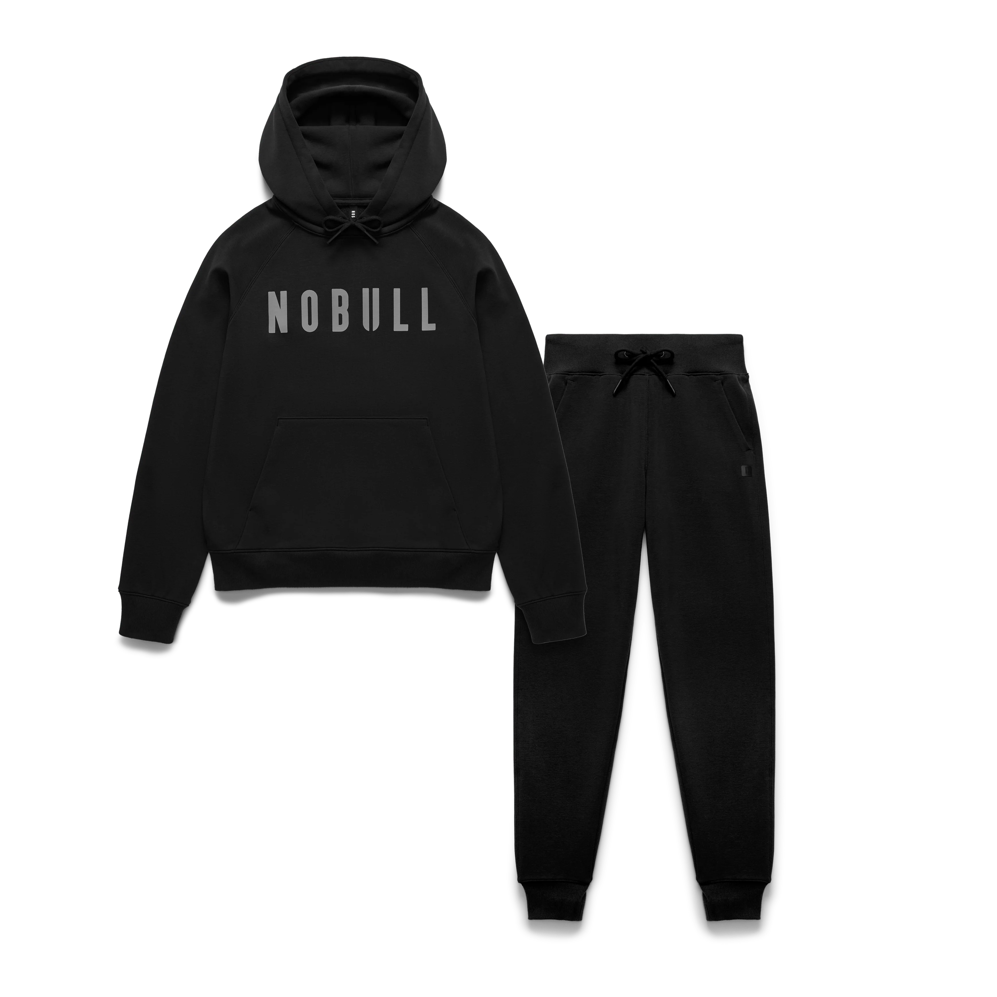 Women's NOBULL Hoodie x Jogger - Black - Image 3